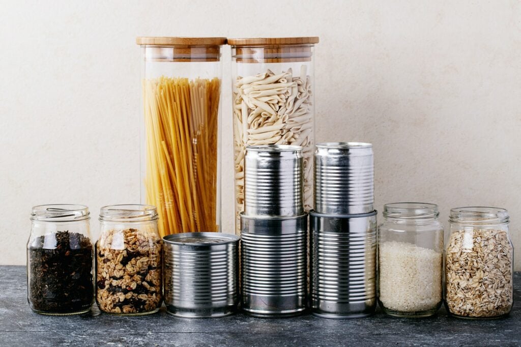 Sealed food storage that helps prevent pests